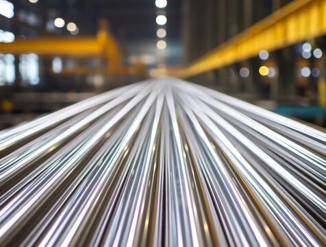 Interior de planta metal&uacute;rgica moderna con procesamiento de acero fundido, chispas brillantes y maquinaria industrial de alta precisi&oacute;n