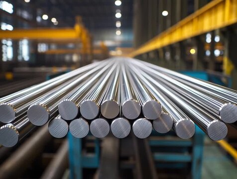 Interior de planta metal&uacute;rgica moderna con procesamiento de acero fundido, chispas brillantes y maquinaria industrial de alta precisi&oacute;n