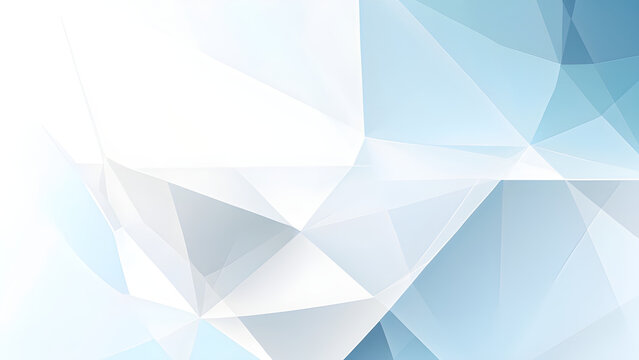 Modern Abstract Blue Gray Geometric Polygonal Layers Background