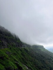 fog in the mountains