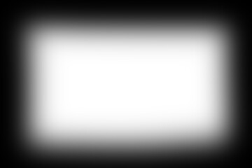 Abstract image featuring a bright white rectangular glow with soft, blurred edges, creating a serene and ethereal atmosphere. Ideal for overlays or backgrounds needs.