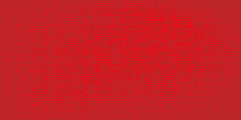 Abstract Red Fintech Financial Technology Background Pixel Pattern. Abstract Business Technology Science