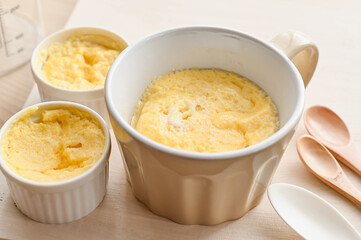 手作り米粉でヨーグルトケーキ