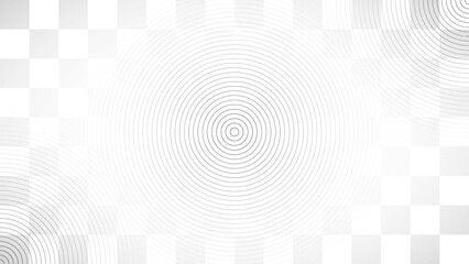 Fototapeta premium Abstract black and white background pattern with a metallic 3D circular geometric line design, perfect for a modern swirl texture wallpaper illustration