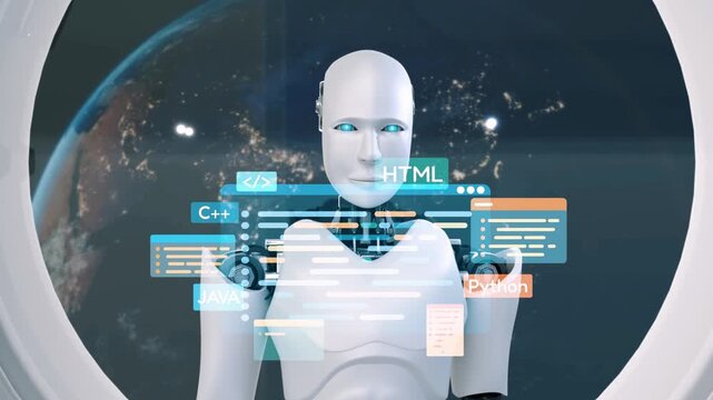 AI artificial intelligence assists software development through smart coding tools, virtual assistant debugging, and intelligent automation in digital product creation. Epoch