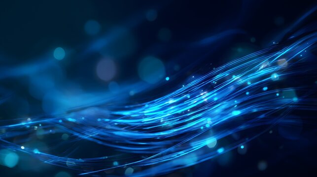 Futuristic data streams visualize digital transformation global innovation technology concept