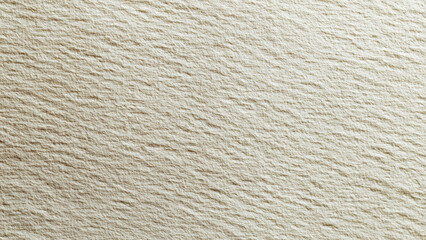 A detailed close-up of a rough, light beige textured surface, resembling coarse paper or fabric, showcasing its intricate, granular pattern and subtle diagonal grooves.
