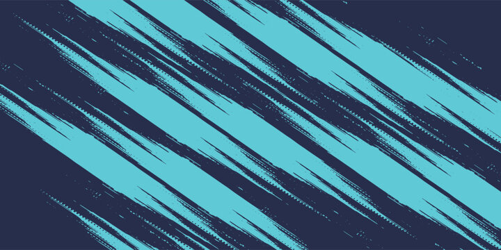 Abstract blue banner design vector, dynamic sporty horizontal background template for media promotion or web banner, modern