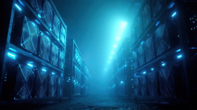 advanced data center, modern technological hub featuring secure and efficient data operations, leadingedge digital storage facility equipped with safety measures and advanced processing capabilities