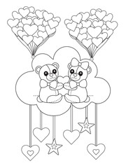 Free, printable valentine's day coloring pages for kids