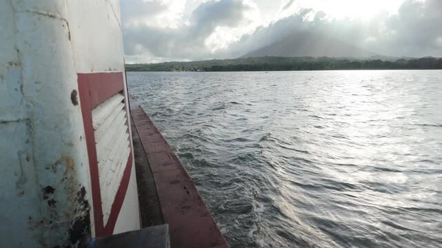 Travel across Lake Nicaragua from Ometepe Island to San Jorge while enjoying stunning views and the serene atmosphere.