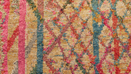 old worn faded carpet texture, fragment