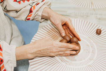 Female Hands Sculpting Clay &ndash; Traditional Pottery Workshop Art