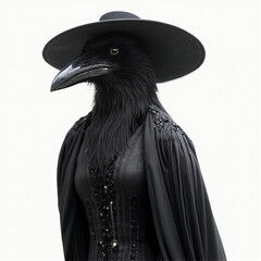 Fototapeta premium Elegant raven image
