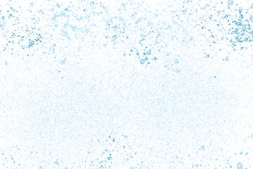 Subtle light blue and white abstract texture background with speckled pattern isolated on transparent background