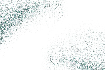 Abstract dark particles scattered on a clean transparent background, isolated on transparent background