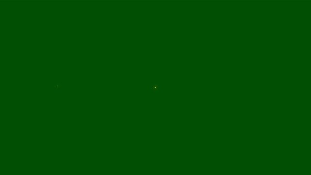 Twinkle Vector, doodles style stars blinking effects with Alpha Channel. Glowing stars sparkle on transparent background.4K Starlight Glow Twinkle Timeline Blinking Stars on Green Screen.