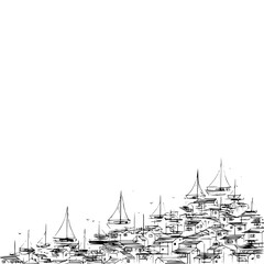 Abstract Dark Empty Background with Solid Black Color for Creative Design and Copy Space for Text