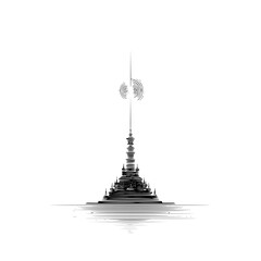 Minimalist Deep Black Background with Blank Empty Copy Space for Creative Design Projects