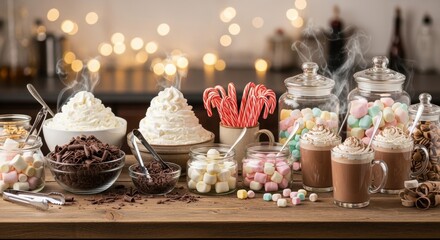 Cozy Hot Chocolate Bar Festive Holiday Treats