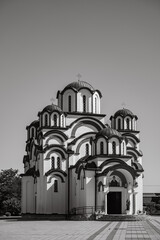 Veternik, Serbia - September 21, 2025: Church of the Venerable Simeon the Myrrh-Giver in Veternik (serbian: Hram Prepodobnog Simeona Mirotočivog u Veterniku)