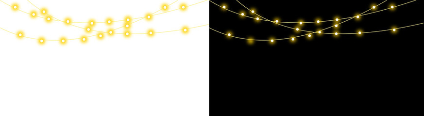 Png image of string lights party lights christmas lights holiday lights festive lights decoration lights garland lights jpg image of on transparent background © zakir
