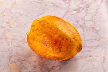 Ripe sweet fresh whole papaya