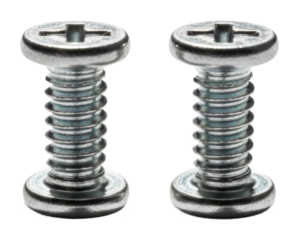 Fastening action with screws workshop product isolated on transparent background