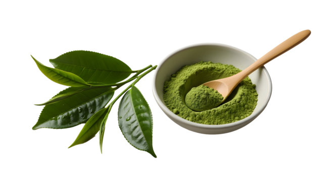 Herbal powder matcha