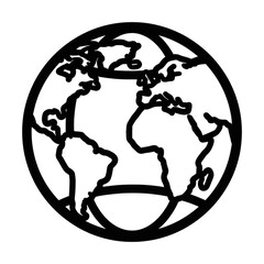 Fototapeta premium Global trends in geography awareness world map infographic digital isolated on transparent background