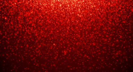 Abstract red glitter background sparkling texture with bokeh effect perfect for festive designs and holiday themes