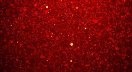 Abstract red glitter background sparkling texture with bokeh effect perfect for festive designs and holiday themes