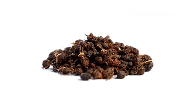 Ayurvedic Nagarmotha - Cyperus Scariosus or Cypriol in a bowl or heap