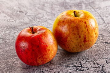 Ripe sweet red organic apple