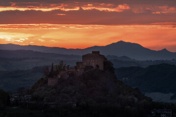 Obraz premium Castello di Rossena RE Italy