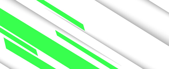 green curve on white background. vector illustration