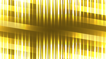 Luxury Abstract Gold and Yellow Digital Background with Central Glitch Effect and Dynamic Intersecting Lines