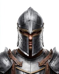 Close-up of Medieval Knight in Armor