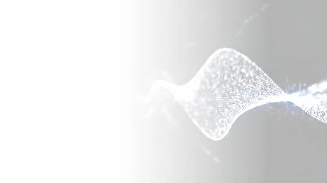 Digital wave animation showing signal propagation in 5G networks. Abstract visualization of data flow and connectivity for integrated systems. Future technology concept illustrating internet of