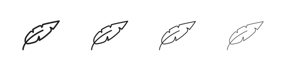 Feather icons vector logo illustration simple design. Web UI design.