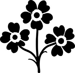 Elegant Floral Silhouette Pattern