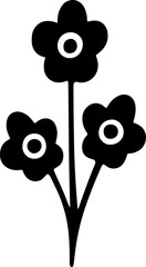 Elegant Floral Silhouette Pattern