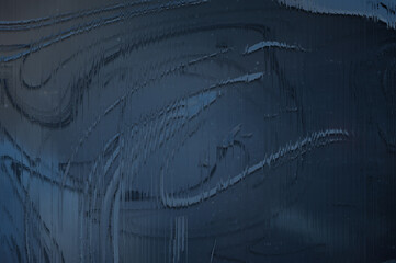 Cosmic dark blue background with glass effect