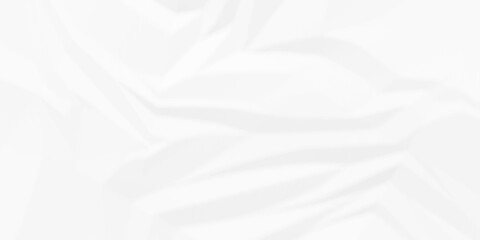 Creased crumpled white page vintage surface canvas old paper crumple texture wrinkle parchment empty letter texture.	