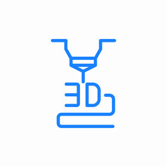 3d laser icon sign vector