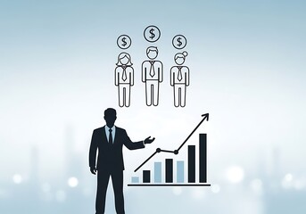 People investing in business for financial returns