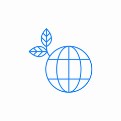 earth enviroment icon sign vector