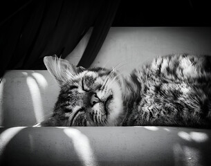 cat sleeping © Rafael