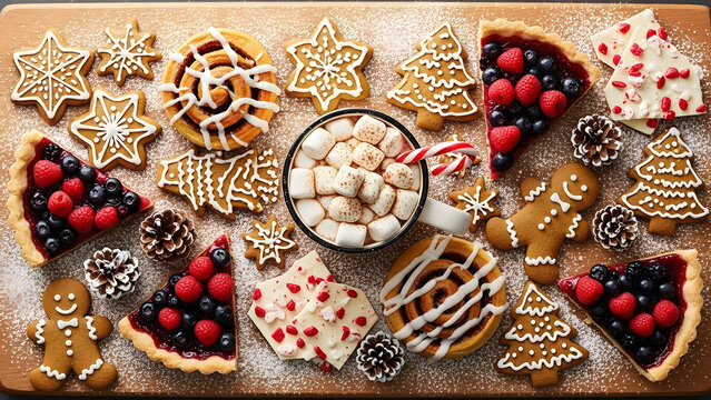 christmas gingerbread cookies - Powered by Adobe