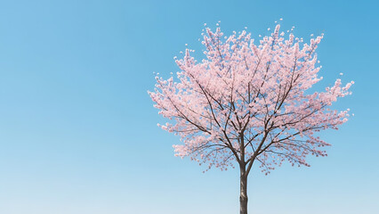Pink tree sky